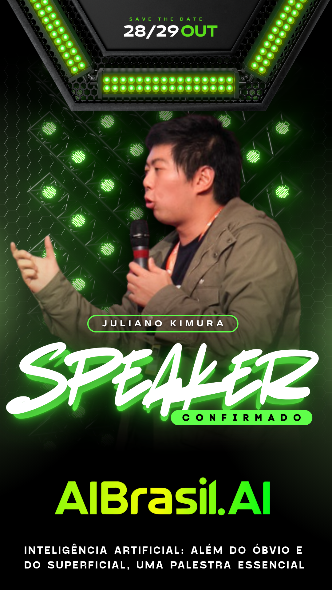 Speaker confirmado — Juliano Kimura